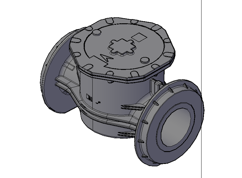 3D модель Фильтр газовый Pietro Fiorentini DN100