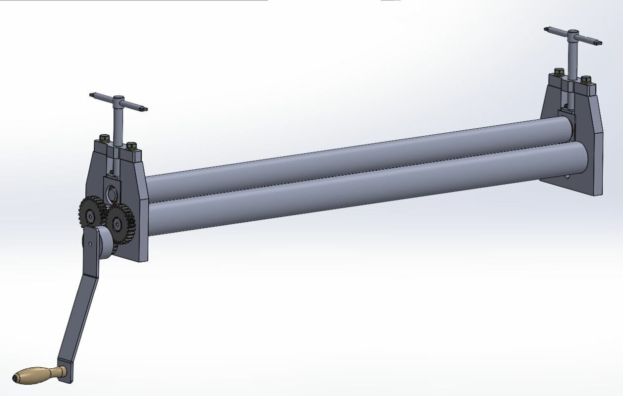 Чертеж Вальцовочный станок металла в трубы