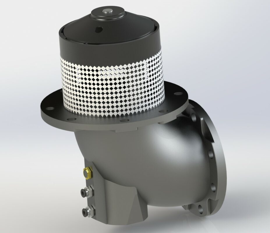 3D модель Донный клапан модель КД-100 АЛ