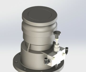 3D модель Пневматический ручной клапан XQ230422