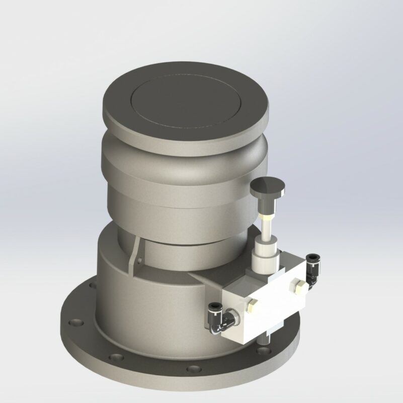 3D модель Пневматический ручной клапан XQ230422