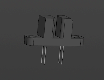 3D модель Оптический концевой выключатель tcst2103