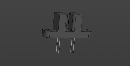 3D модель Оптический концевой выключатель tcst2103