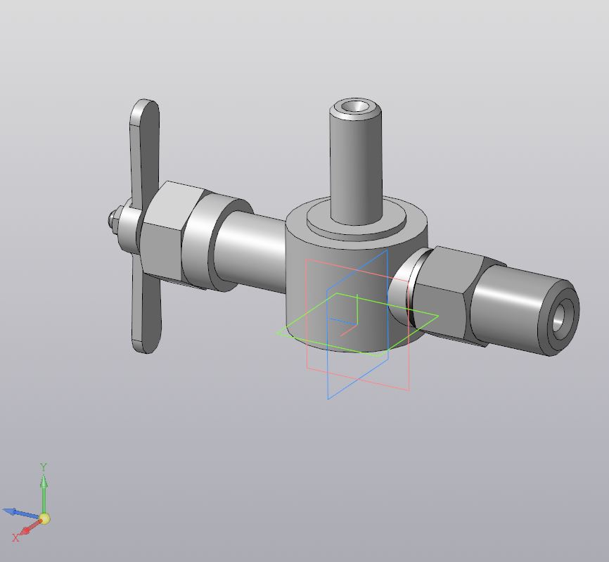 Чертеж Кран угловой ЧМ.00.25.00