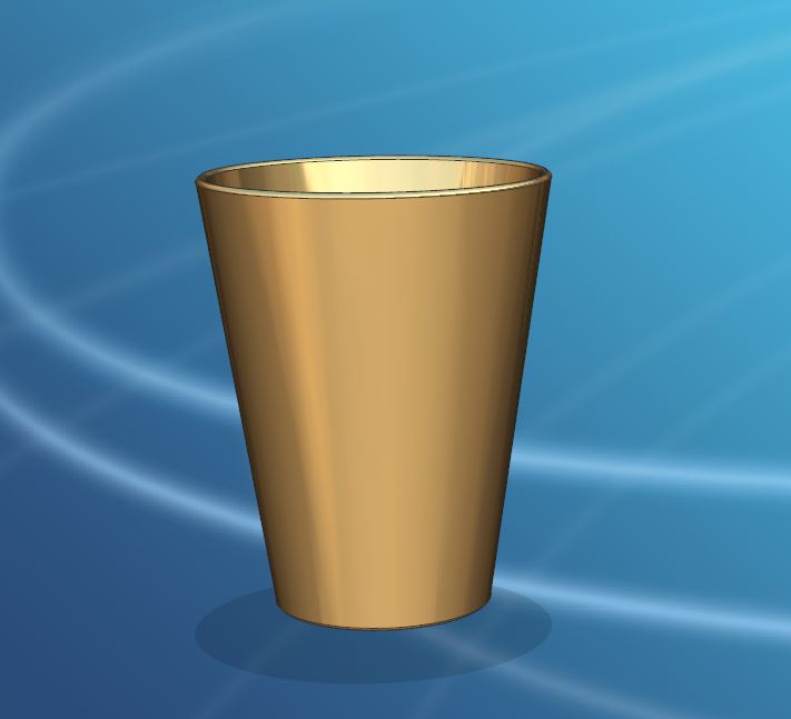 3D модель Стакан 200мл