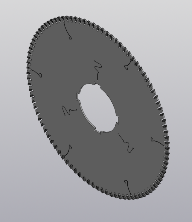 3D модель Пила дисковая 300х3,2-2,2х80 z=96