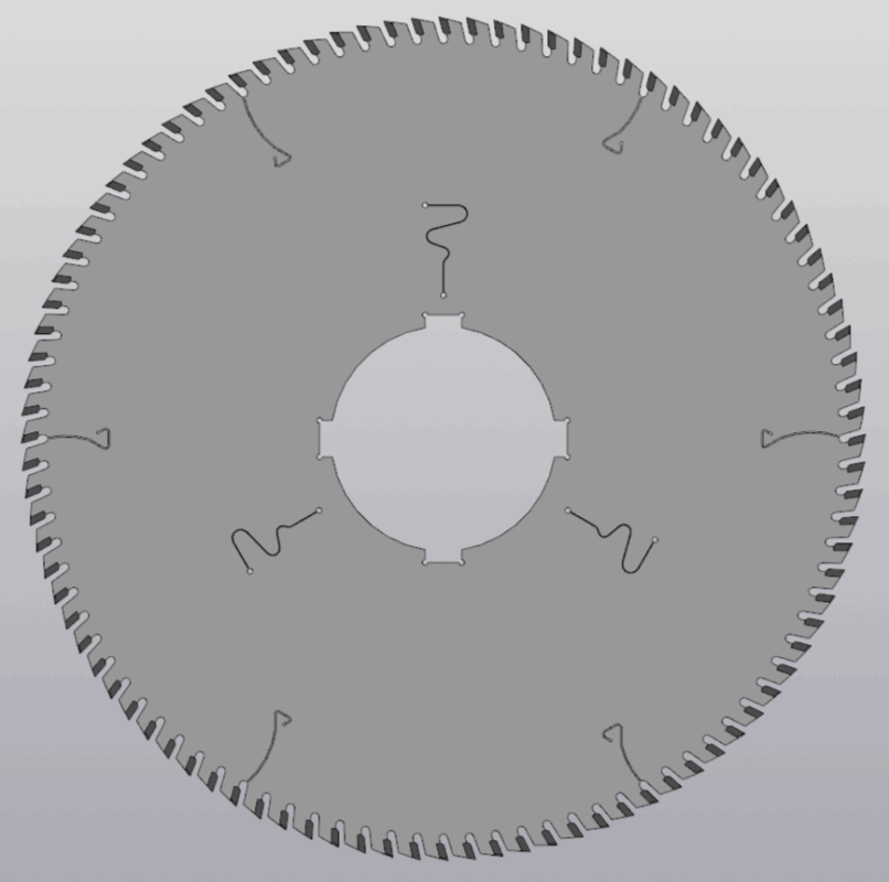 3D модель Пила дисковая 300х3,2-2,2х80 z=96