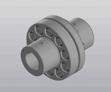 3D модель Муфта МУВП-10-2000