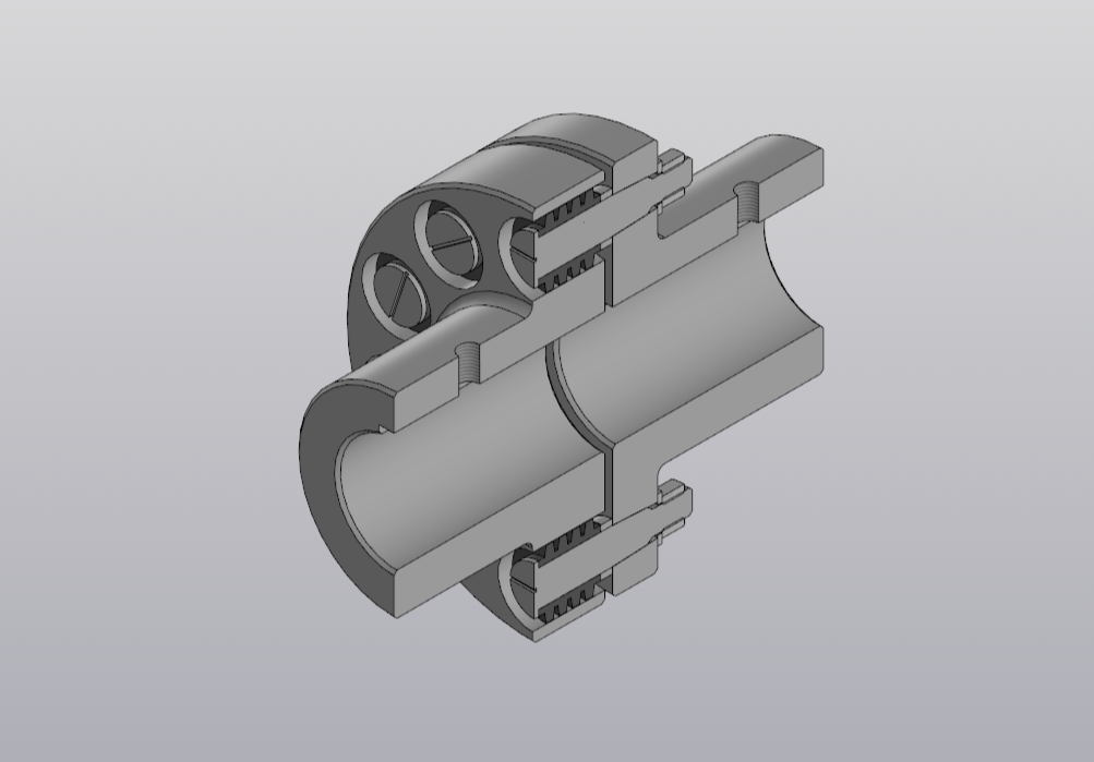 3D модель Муфта МУВП-10-2000