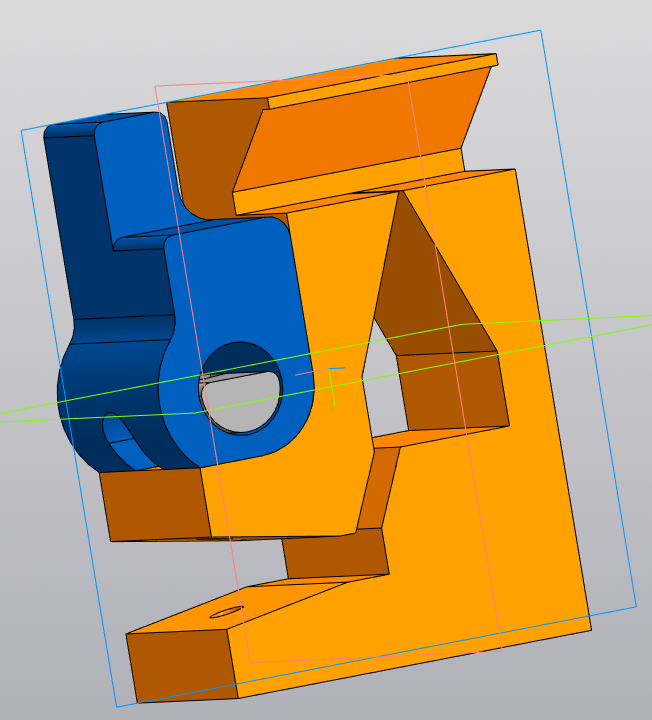 3D модель Прижим на ламели лазерного станка CO2 для печати на 3D принтере
