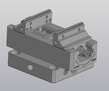 3D модель Тиски самоцентрирующиеся Erowa Н77-160