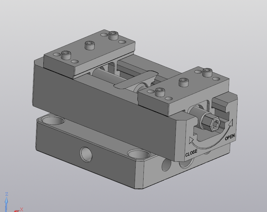 3D модель Тиски самоцентрирующиеся Erowa Н77-160