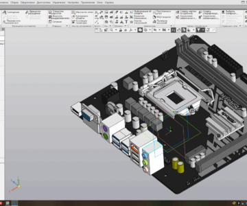 3D модель Модель матплаты ASRock H510M
