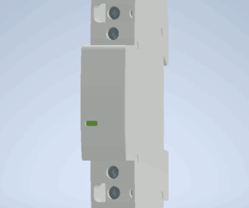3D модель 3D модель контактора ABB ESB20-20N-06
