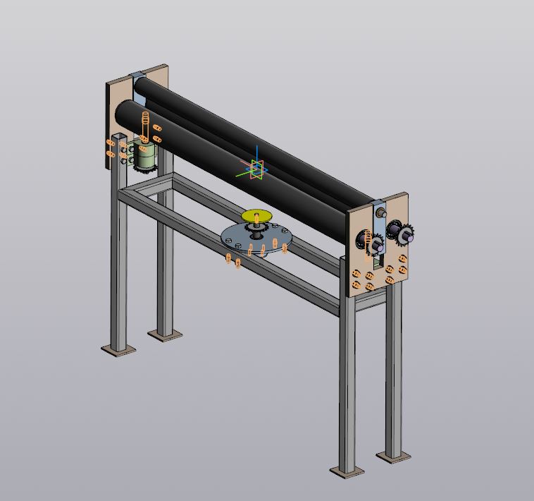 3D модель Вальцовка для изготовления водосточных труб, воздуховодов и систем вентиляции