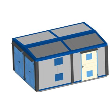 3D модель 3D модель Блочно-модульной 2КТП-1250-15/0,4 кВ