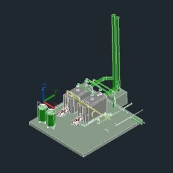 3D модель 3D модель котельной