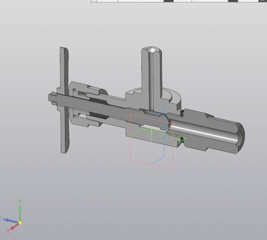 Чертеж Кран угловой ЧМ.00.25.00