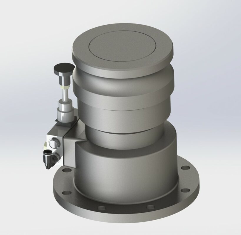 3D модель Пневматический ручной клапан XQ230422