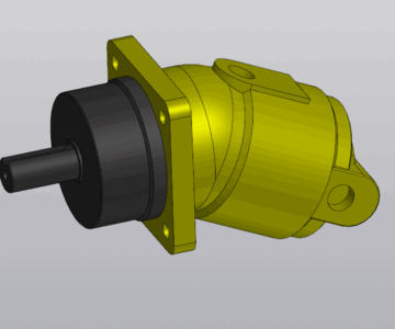 3D модель Гидромотор МГ 2.28/32.1Б (Аналог 310.2.28.01.03)