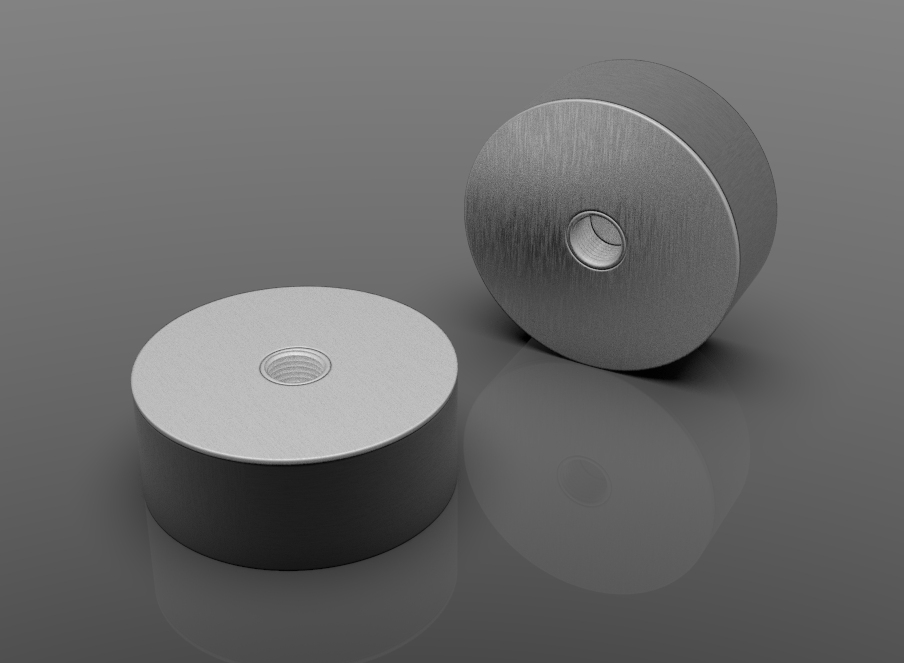 3D модель Виброопоры ЕС тип D для промышленного оборудования