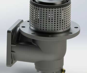 3D модель Донный клапан модель КД-100