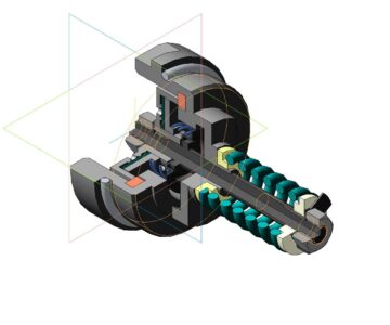 Чертеж Паровоздушный клапан 701.08СБ.197