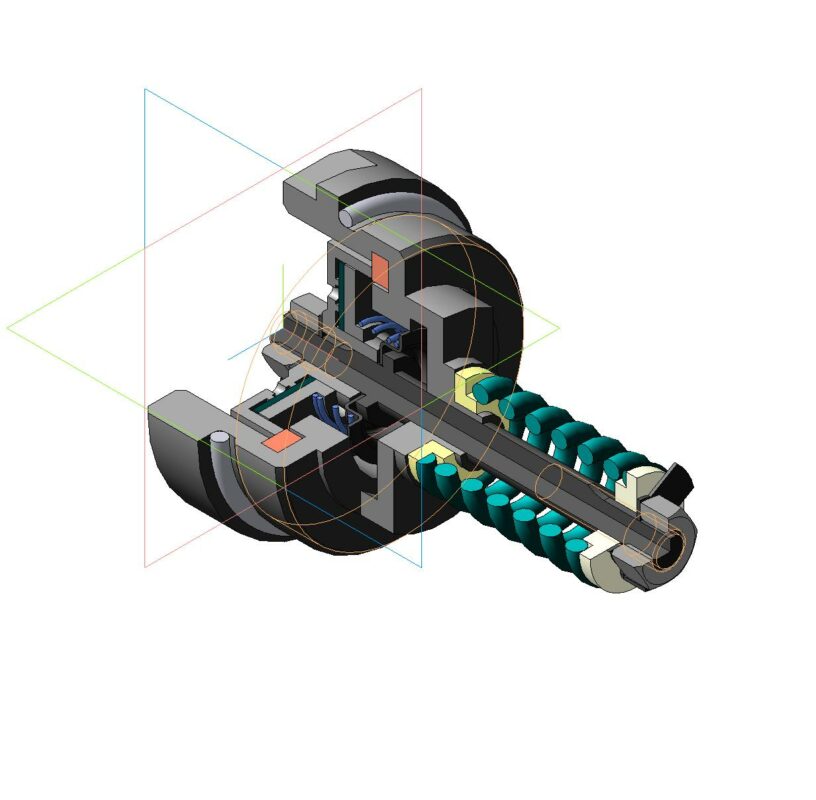 Чертеж Паровоздушный клапан 701.08СБ.197