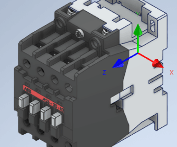 3D модель Контактор ABB А26_ 30_10