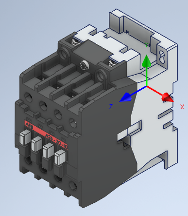 3D модель Контактор ABB А26_ 30_10