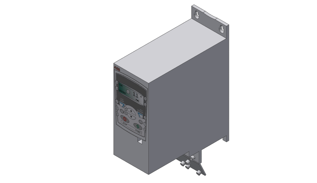 3D модель Преобразователь частоты ABB ACS355