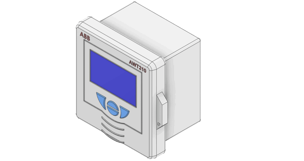 3D модель Измерительный преобразователь (трансмиттер) ABB AWT210