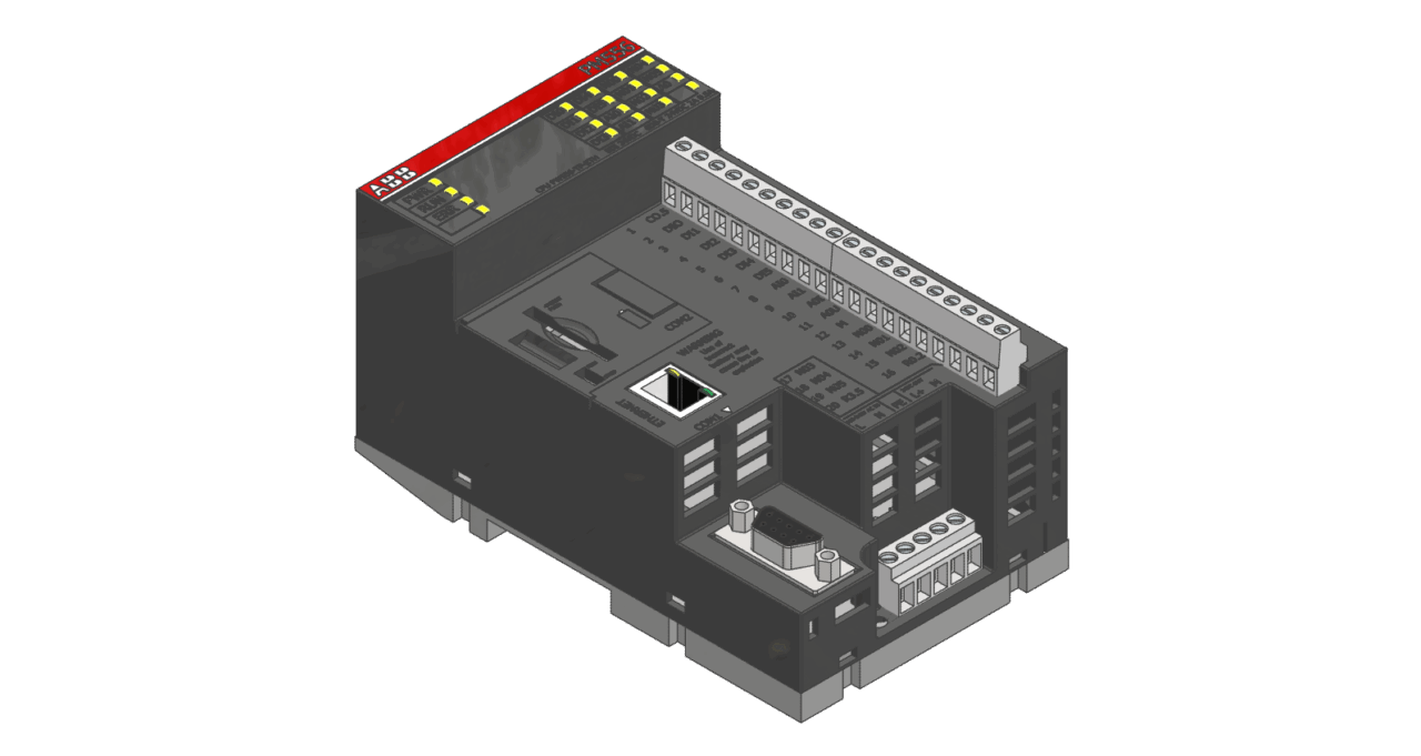 3D модель Программируемый модуль АВВ РМ556
