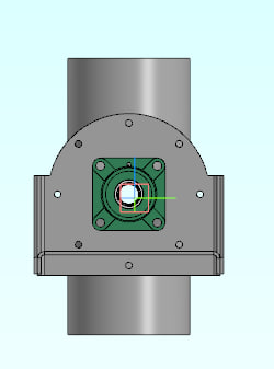 3D модель Трубный шнек L=3500