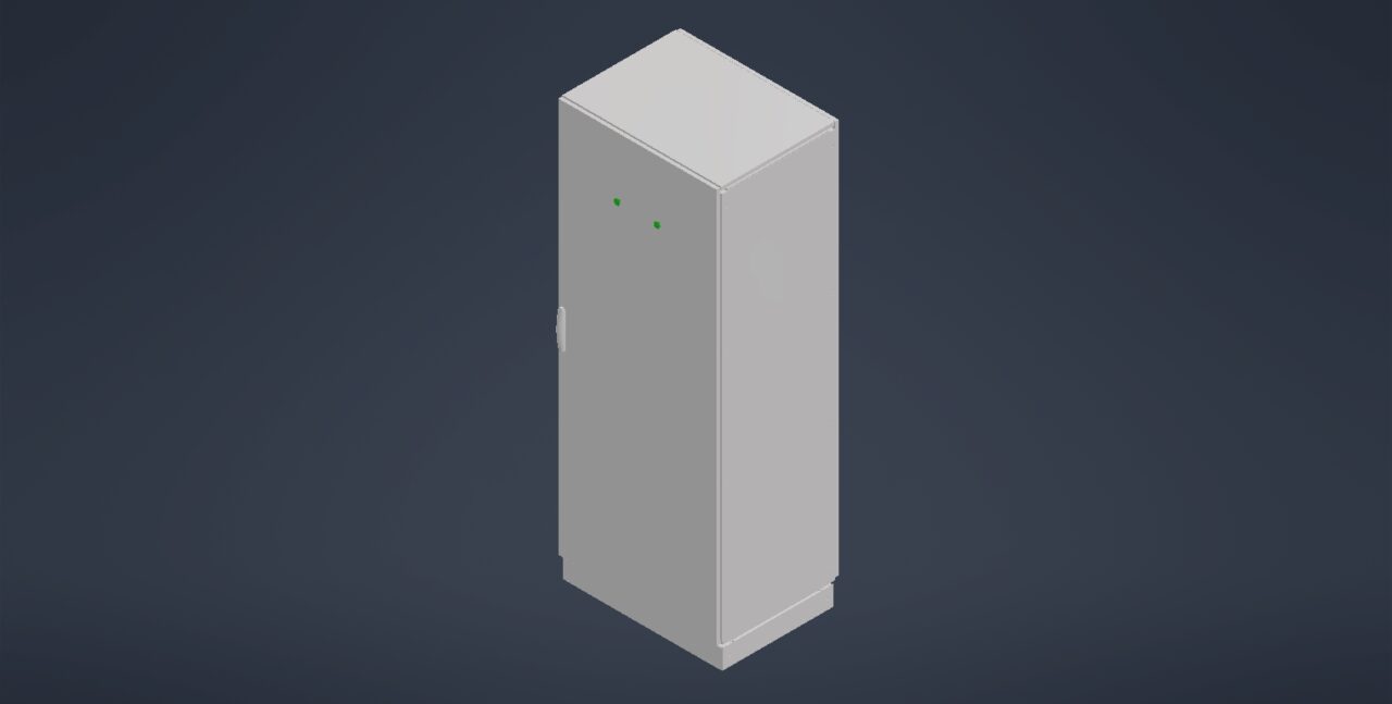 3D модель АВР номиналом 1250А, 800х600х2000