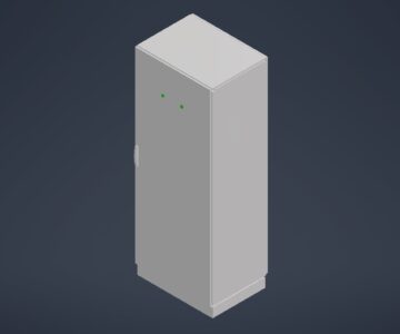 3D модель АВР номиналом 1250А, 800х600х2000