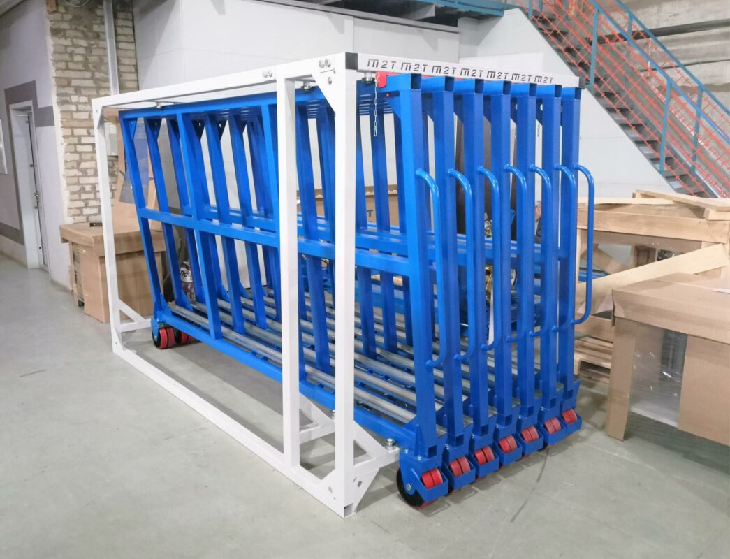 3D модель Стеллаж для хранения листового металла 1855(В)х2540(Ш)х3510(Г).