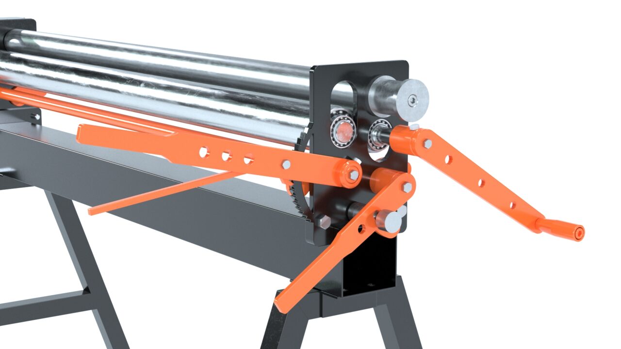 3D модель Вальцовочный станок трехвальный (Аналог KEEPLER)