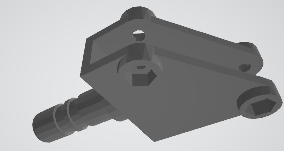 3D модель Нога для светильника типа Camelion KD-017a