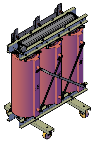 3D модель Трансформатор 1000 кВА