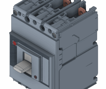 3D модель Автоматический выключатель ABB Tmax XT2 3P Fixed