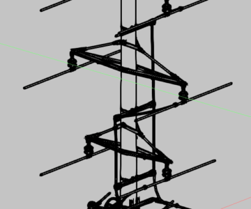 3D модель Опора ПБ-35-2 отпайка