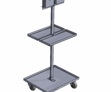 3D модель Тележка для оборудования