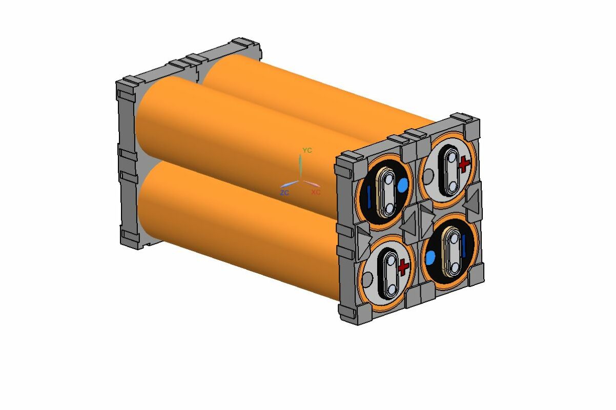Чертеж Cборка аккумулятора LiFePo4 32140 12V 15Ah