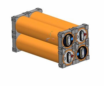 Чертеж Cборка аккумулятора LiFePo4 32140 12V 15Ah