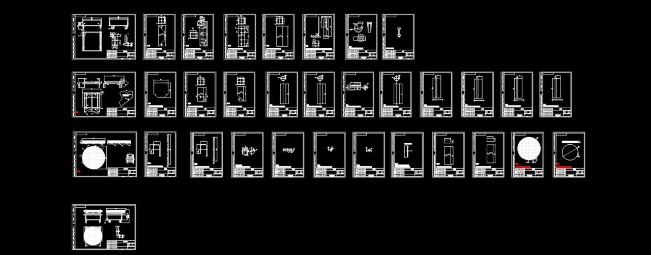 Чертеж Тележка для автоматической мойки деталей