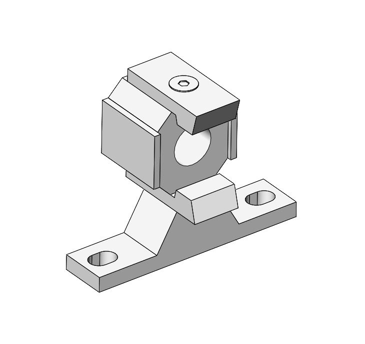 3D модель Скоба монтажная Camozzi NXM4-1-2-KK