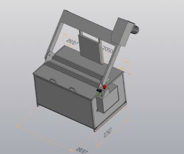 3D модель Стенд для опрессовки ГБЦ УГ1400