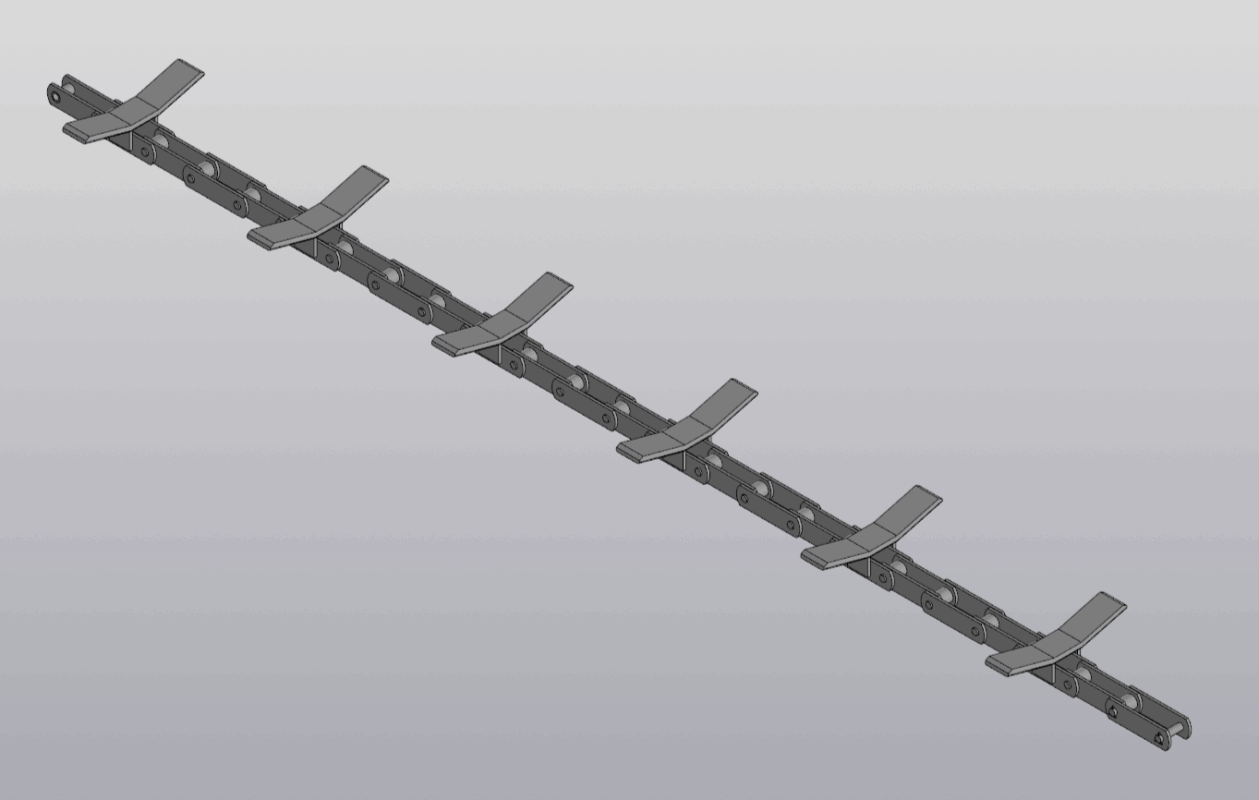 3D модель Цепь тяговая М224-2-160-1