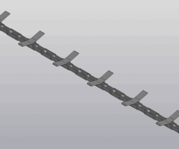 3D модель Цепь тяговая М224-2-160-1